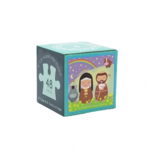 St. Clare And St. Francis Of Assisi Mini Puzzle - CaringForTots - Professional Baby and Children's Products | Caring for Growth, Caring for Every Moment* Wooden Puzzles