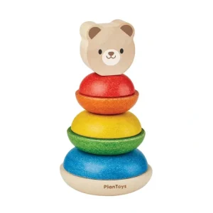Stacking Ring - Bear - CaringForTots - Professional Baby and Children's Products | Caring for Growth, Caring for Every Moment* Stacking Toys