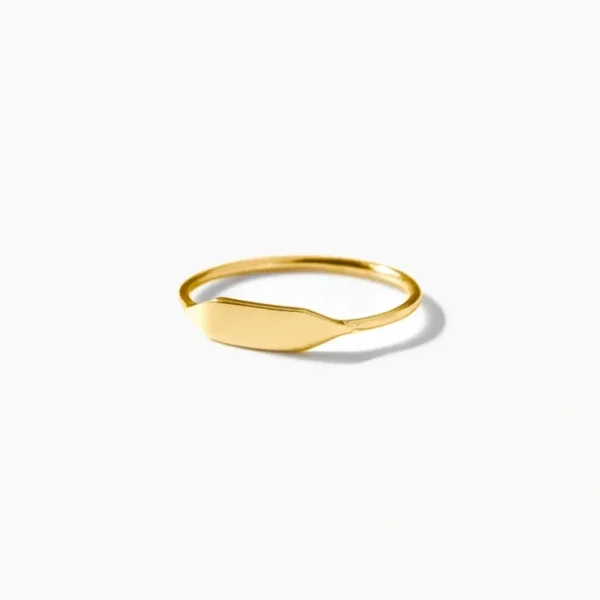 Stacking Signet Ring - CaringForTots - Professional Baby and Children's Products | Caring for Growth, Caring for Every Moment* Rings