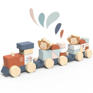 Stacking Train - CaringForTots - Professional Baby and Children's Products | Caring for Growth, Caring for Every Moment* Play Vehicles