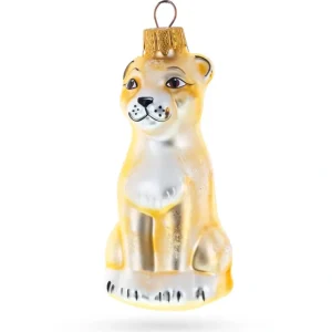 Standing Leopard Glass Christmas Ornament - CaringForTots - Professional Baby and Children's Products | Caring for Growth, Caring for Every Moment* Christmas Tree Ornaments