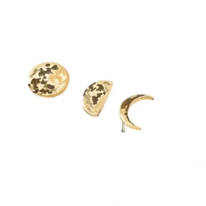 Standing On The Moon Stud Earring Pack - CaringForTots - Professional Baby and Children's Products | Caring for Growth, Caring for Every Moment* Earrings