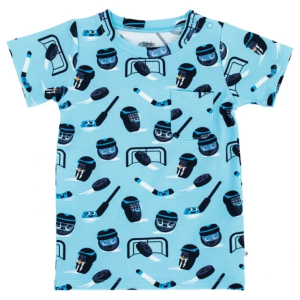 Stanley Bamboo/cotton Pocket T-shirt - CaringForTots - Professional Baby and Children's Products | Caring for Growth, Caring for Every Moment* Tees - Short Sleeve