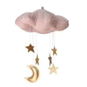 Toys | Star Cloud Mobile-Rose/Gold - CaringForTots - Professional Baby and Children's Products | Caring for Growth, Caring for Every Moment
