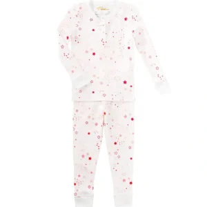 Stars & Constellation Pink Pajamas - CaringForTots - Professional Baby and Children's Products | Caring for Growth, Caring for Every Moment* Pajamas - Long Set