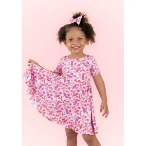 Stay Wild Cowgirl Dream Ruffle Dress - CaringForTots - Professional Baby and Children's Products | Caring for Growth, Caring for Every Moment* Dresses - Short Sleeve