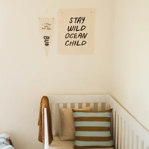 Stay Wild Ocean Child Banner - CaringForTots - Professional Baby and Children's Products | Caring for Growth, Caring for Every Moment* Wall Hanging