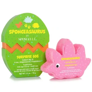 Stegosaurus Dinosaur Buffer - CaringForTots - Professional Baby and Children's Products | Caring for Growth, Caring for Every Moment* Body Wash Infused Buffer
