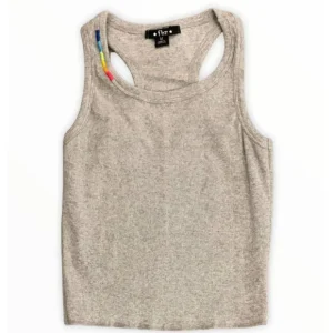 Stitched Up Tank - Heather Grey - CaringForTots - Professional Baby and Children's Products | Caring for Growth, Caring for Every Moment* Clothing