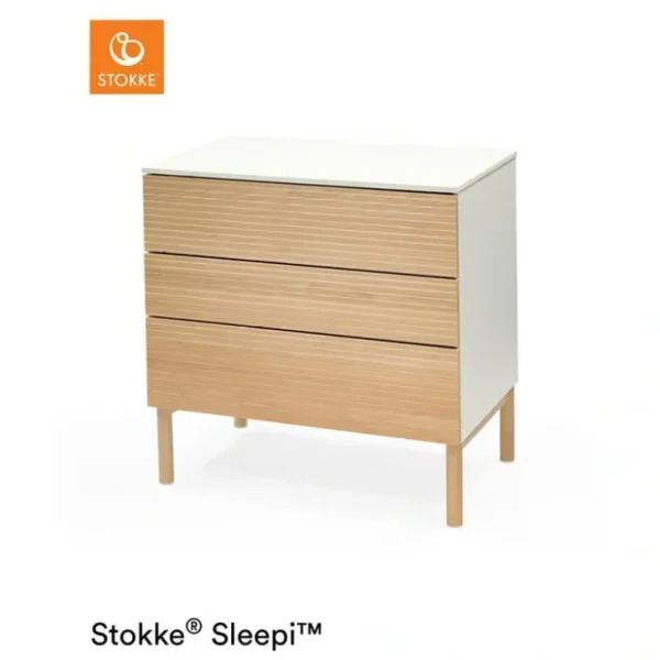 Stokke Sleepi Dresser - Natural - CaringForTots - Professional Baby and Children's Products | Caring for Growth, Caring for Every Moment* Chests