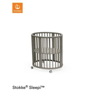 Stokke Sleepi V3 Mini Crib - Hazy Grey - CaringForTots - Professional Baby and Children's Products | Caring for Growth, Caring for Every Moment* Cribs