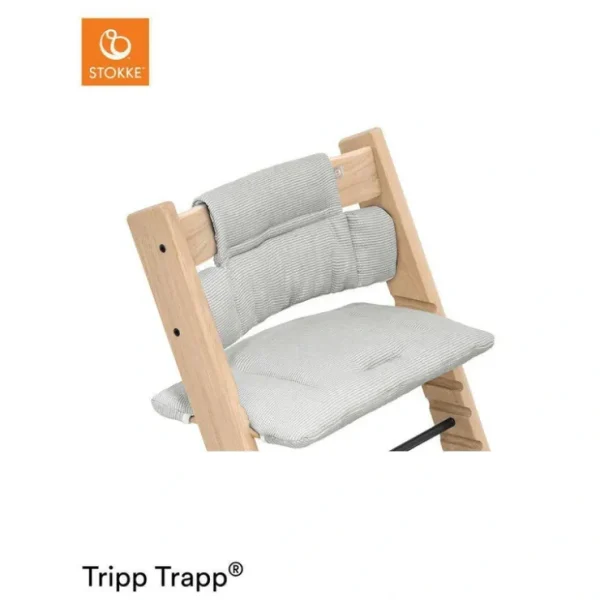 Stokke Tripp Trapp Classic Cushion - Nordic Grey - CaringForTots - Professional Baby and Children's Products | Caring for Growth, Caring for Every Moment* Highchair Accessories