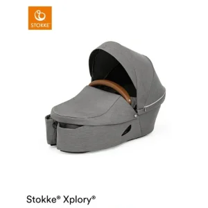 Stokke Xplory X Carrycot - Modern Grey - CaringForTots - Professional Baby and Children's Products | Caring for Growth, Caring for Every Moment* Carrycots