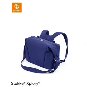 Stokke Xplory X Changing Bag - Royal Blue - CaringForTots - Professional Baby and Children's Products | Caring for Growth, Caring for Every Moment* Changing Bags
