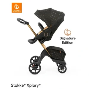 Stokke Xplory X Pushchair - Signature Black - CaringForTots - Professional Baby and Children's Products | Caring for Growth, Caring for Every Moment* Strollers
