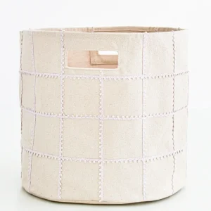 Storage Basket Mesh Lace - Blush Oat - CaringForTots - Professional Baby and Children's Products | Caring for Growth, Caring for Every Moment* Storage Basket