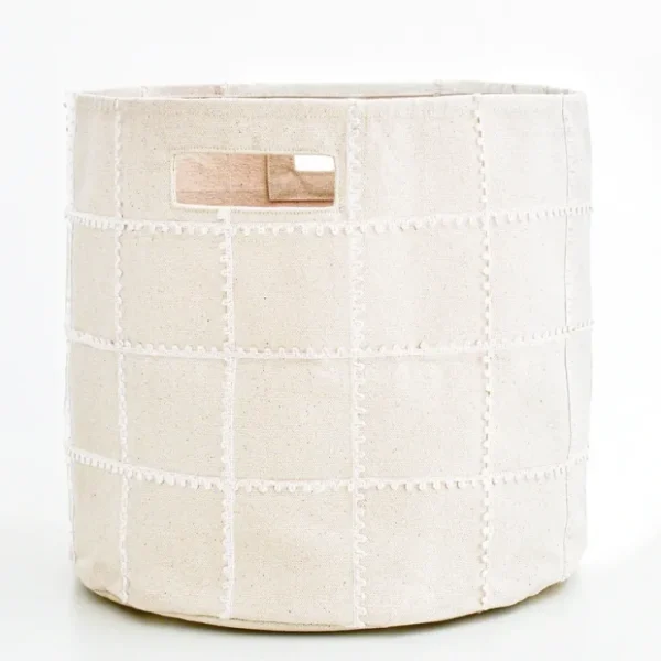 Storage Basket Mesh Lace - Ivory - CaringForTots - Professional Baby and Children's Products | Caring for Growth, Caring for Every Moment* Storage Basket