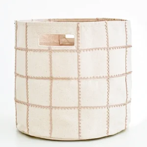 Storage Basket Mesh Lace - Taupe - CaringForTots - Professional Baby and Children's Products | Caring for Growth, Caring for Every Moment* Storage Basket