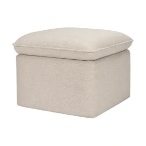 Storage Ottoman in Performance Beach Eco-Weave - CaringForTots - Professional Baby and Children's Products | Caring for Growth, Caring for Every Moment* Furniture