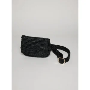 Straw Belt Bag- Black - CaringForTots - Professional Baby and Children's Products | Caring for Growth, Caring for Every Moment* Beach Bag