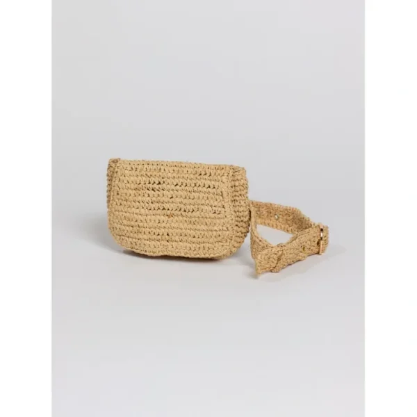 Straw Belt Bag- Natural - CaringForTots - Professional Baby and Children's Products | Caring for Growth, Caring for Every Moment* Beach Bag