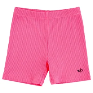 Strawberry Ribbed Biker Shorts - CaringForTots - Professional Baby and Children's Products | Caring for Growth, Caring for Every Moment* Pants