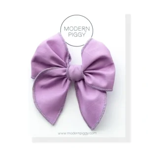 Striking Purple | Petite Party Bow - CaringForTots - Professional Baby and Children's Products | Caring for Growth, Caring for Every Moment* Hand-tied bow