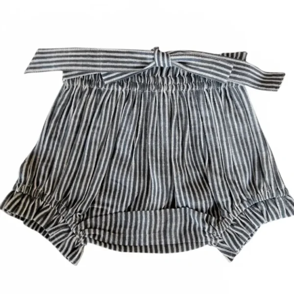 Striped Cotton Woven Baby Shorts - CaringForTots - Professional Baby and Children's Products | Caring for Growth, Caring for Every Moment* Clothing