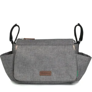 Stroller Organiser Eco Grey - CaringForTots - Professional Baby and Children's Products | Caring for Growth, Caring for Every Moment* Stroller Bags