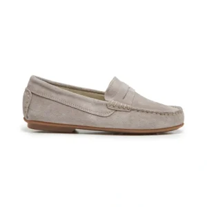 Suede Penny Loafers In Grey - CaringForTots - Professional Baby and Children's Products | Caring for Growth, Caring for Every Moment* Loafers