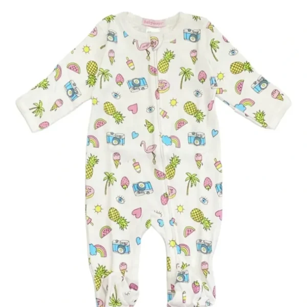 Clothing | Summer Doodle Footie - CaringForTots - Professional Baby and Children's Products | Caring for Growth, Caring for Every Moment