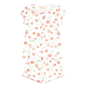Summer Peaches Pajamas - CaringForTots - Professional Baby and Children's Products | Caring for Growth, Caring for Every Moment* Pajamas - Long Set