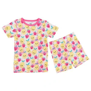Summer 2-piece Pajamas : With Faces - CaringForTots - Professional Baby and Children's Products | Caring for Growth, Caring for Every Moment* PAJAMA SET
