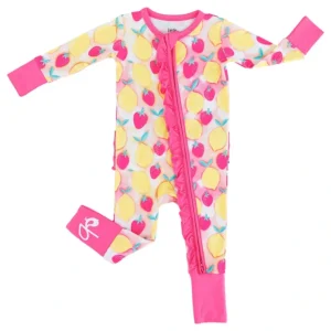Summer Ruffle Convertible Romper - CaringForTots - Professional Baby and Children's Products | Caring for Growth, Caring for Every Moment* Rompers - Zippered