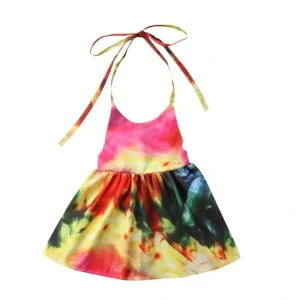 Summer Tie Dye Dress - CaringForTots - Professional Baby and Children's Products | Caring for Growth, Caring for Every Moment* Clothing