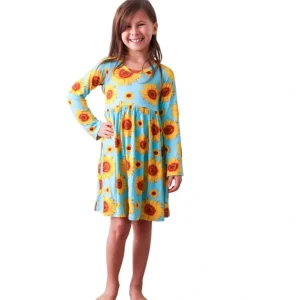 Sunflower Skye Dress - CaringForTots - Professional Baby and Children's Products | Caring for Growth, Caring for Every Moment* Dresses - Long Sleeve
