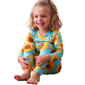 Sunflower Skye Pajama - CaringForTots - Professional Baby and Children's Products | Caring for Growth, Caring for Every Moment* Pajamas - Long Set