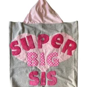 Super Big Sis Hooded Towel - CaringForTots - Professional Baby and Children's Products | Caring for Growth, Caring for Every Moment* Other