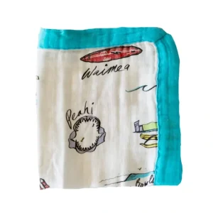 Surf Report Security Blanket - CaringForTots - Professional Baby and Children's Products | Caring for Growth, Caring for Every Moment* Security Blankets