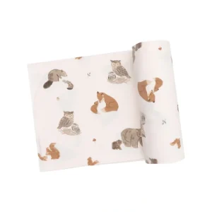 Swaddle Blanket - Mixed Woodland Animals Pink - CaringForTots - Professional Baby and Children's Products | Caring for Growth, Caring for Every Moment* Swaddles