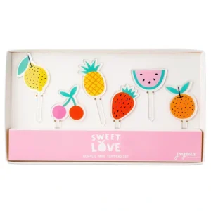 Sweet Love Acrylic Mini Topper Set - CaringForTots - Professional Baby and Children's Products | Caring for Growth, Caring for Every Moment* Cake Decor
