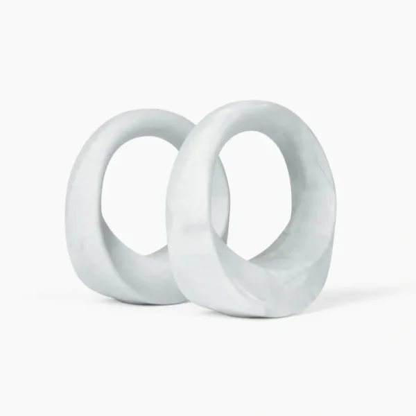 Swirl 7 Lbs, White Marble Set Of 2 - CaringForTots - Professional Baby and Children's Products | Caring for Growth, Caring for Every Moment* All Products