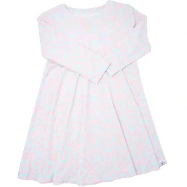 Swirly Girl Dress - Darling Bows - CaringForTots - Professional Baby and Children's Products | Caring for Growth, Caring for Every Moment* Dresses - Long Sleeve