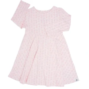 Swirly Girl Dress - Devan - CaringForTots - Professional Baby and Children's Products | Caring for Growth, Caring for Every Moment* Dresses - Long Sleeve