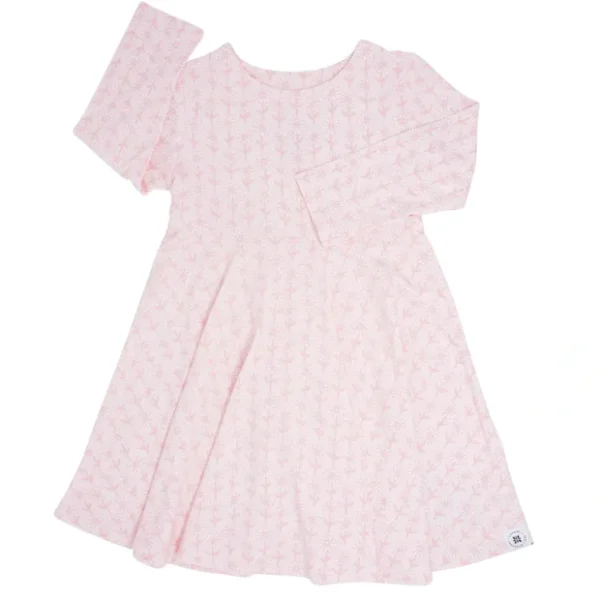Swirly Girl Dress - Devan - CaringForTots - Professional Baby and Children's Products | Caring for Growth, Caring for Every Moment* Dresses - Long Sleeve