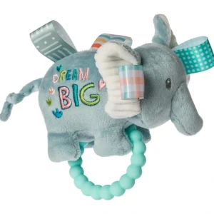 Taggies Dream Big Elephant Teether Rattle - CaringForTots - Professional Baby and Children's Products | Caring for Growth, Caring for Every Moment* Books