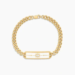 Talisman White Enamel Bracelet - CaringForTots - Professional Baby and Children's Products | Caring for Growth, Caring for Every Moment* Bracelet