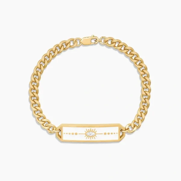 Talisman White Enamel Bracelet - CaringForTots - Professional Baby and Children's Products | Caring for Growth, Caring for Every Moment* Bracelet