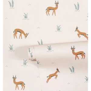 Tanzania - Children's Wallpaper - Gazelle Motif - CaringForTots - Professional Baby and Children's Products | Caring for Growth, Caring for Every Moment* All Products