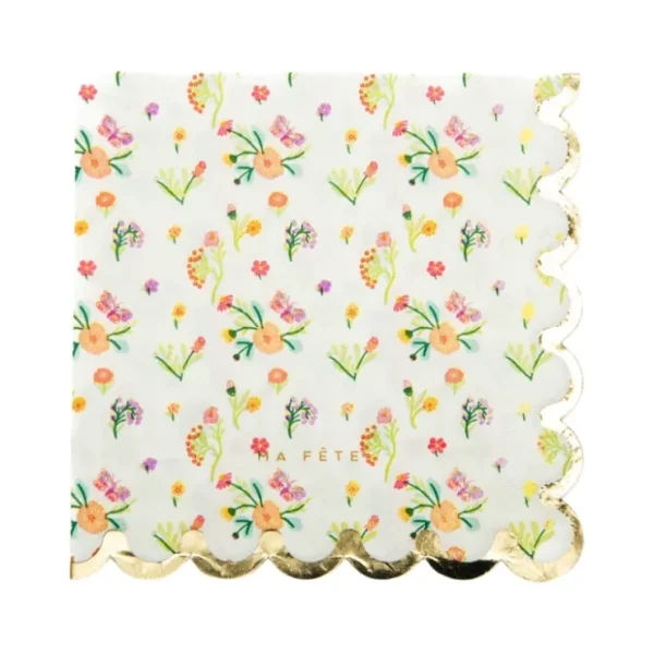 Tea Party Dinner Napkins (24) - CaringForTots - Professional Baby and Children's Products | Caring for Growth, Caring for Every Moment* Napkins
